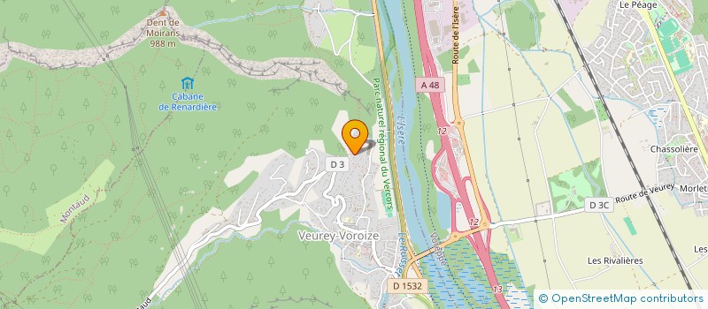 localisation de l'entreprise CONJONCTION  VEUREY-VOROIZE