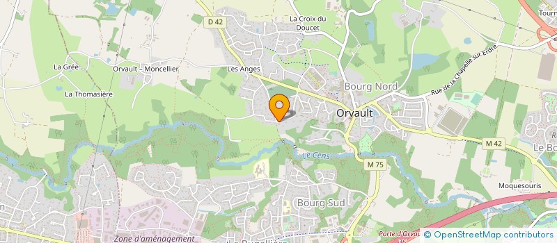 localisation de l'entreprise CONJONCTION ASSURANCE à ORVAULT