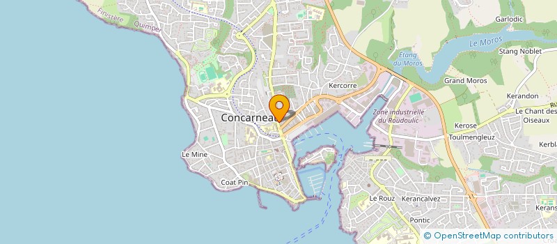 localisation de l'entreprise CONKERYN à CONCARNEAU