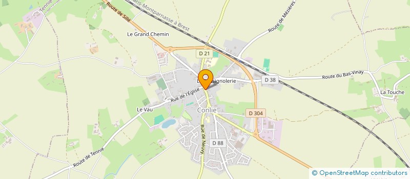 localisation de l'entreprise CONLIE COIFFURE  CONLIE