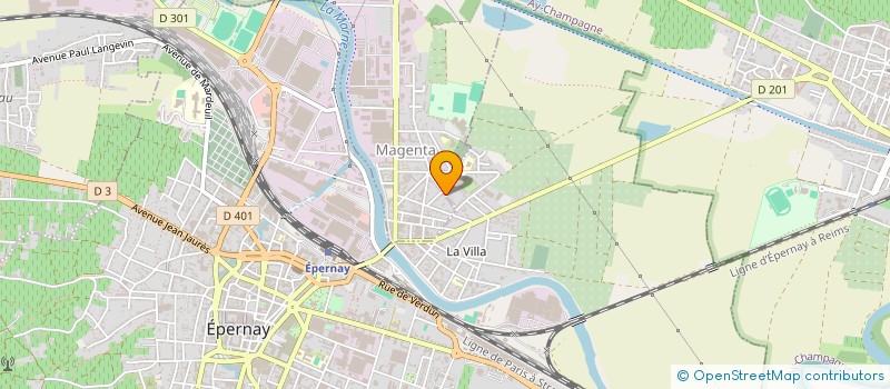 localisation de l'entreprise CONMAG  EPERNAY