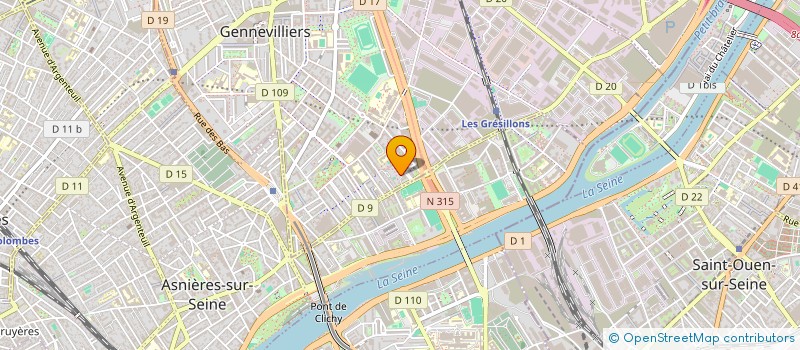 localisation de l'entreprise CONNAIC'TION à GENNEVILLIERS
