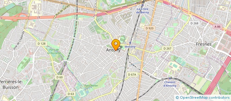 localisation de l'entreprise CONNAISSANCE D'ANTONY à ANTONY