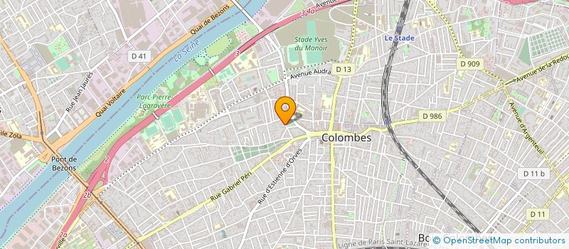 localisation de l'entreprise CONNAISSANCE DES CLASSIQUES à COLOMBES