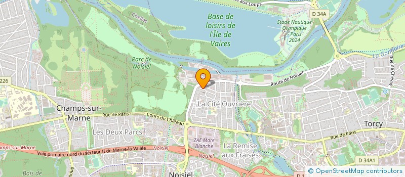 localisation de l'entreprise CONNAISSANCE DU VAL MAUBUEE  NOISIEL