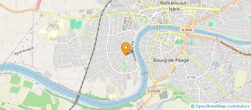 localisation de l'entreprise CONNAISSANCE DU YOGA  VALENCE