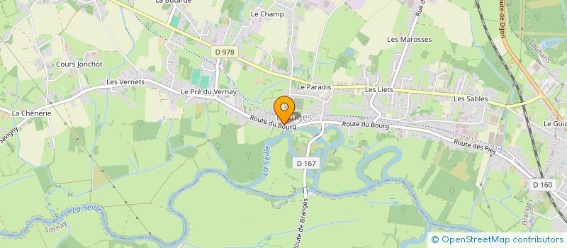 localisation de l'entreprise CONNAISSANCE ET DEVELOPPEMENT DE L'ART  BRANGES