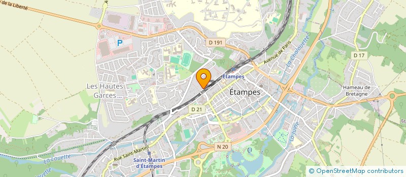 localisation de l'entreprise CONNAISSANCE ET PROTECTION DU PATRIMOINE NATUREL  ETAMPES