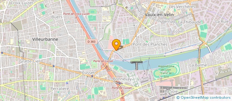 localisation de l'entreprise CONNAISSANCE ET SAVOIR  VAULX-EN-VELIN