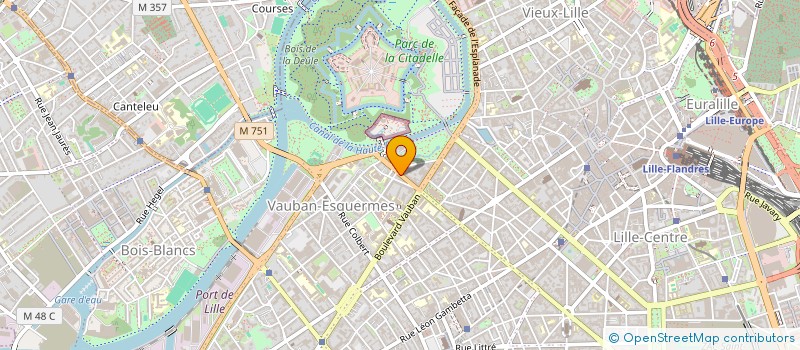 localisation de l'entreprise CONNAISSANCE ET VIE D'AUJOURD'HUI LILLE à LILLE
