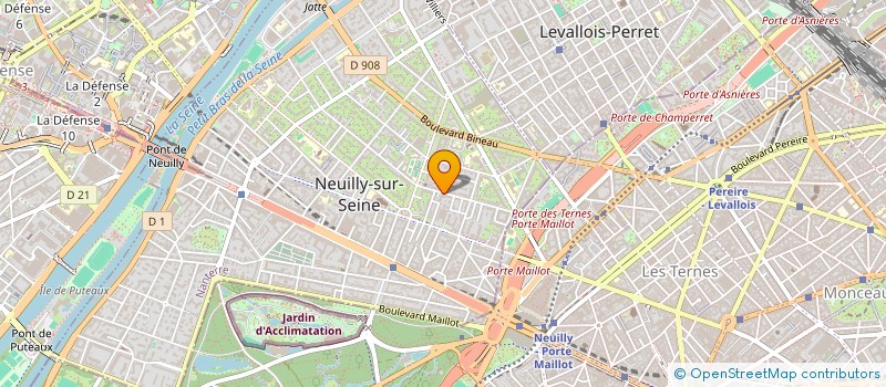 localisation de l'entreprise CONNAISSANCE ET VIE D'AUJOURD'HUI PARIS à NEUILLY-SUR-SEINE