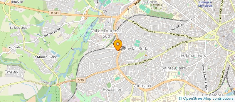 localisation de l'entreprise CONNAITRE SON CORPS à LIMOGES
