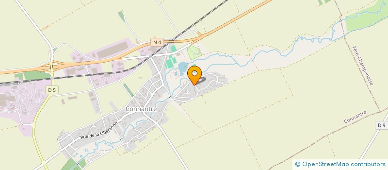 localisation de l'entreprise CONNANTRE CITY-CLUB  CONNANTRE