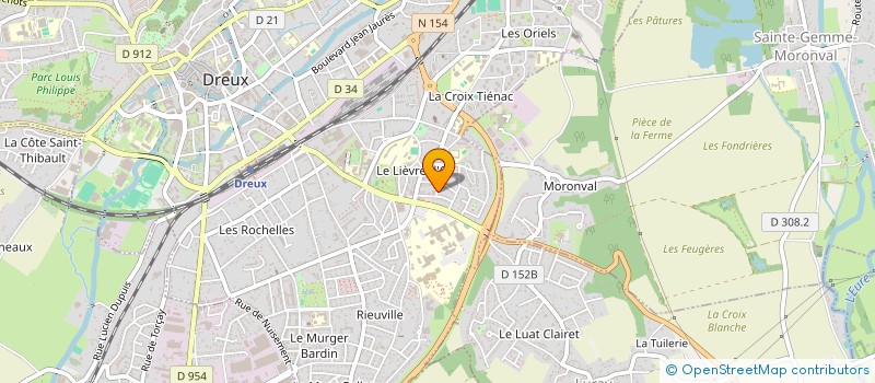 localisation de l'entreprise CONNECT.28 à DREUX
