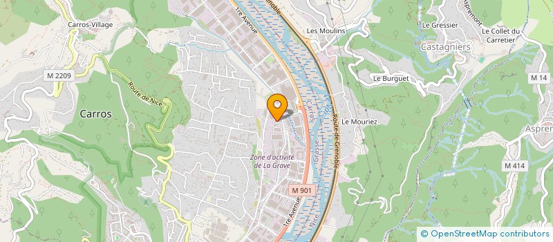 localisation de l'entreprise CONNECT 360 à CARROS