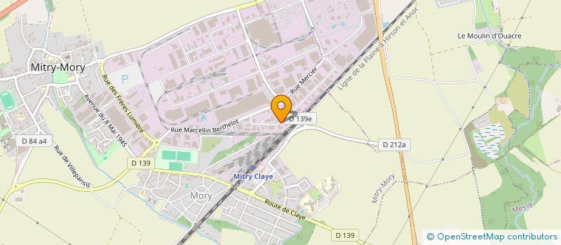 localisation de l'entreprise CONNECT  MITRY-MORY