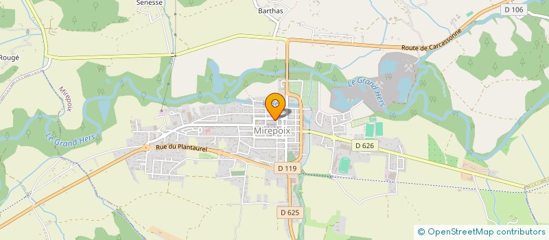 localisation de l'entreprise CONNECT à MIREPOIX