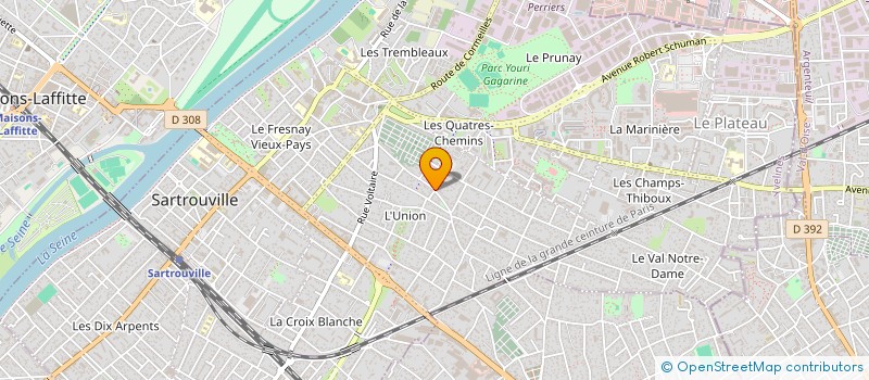 localisation de l'entreprise CONNECT à SARTROUVILLE