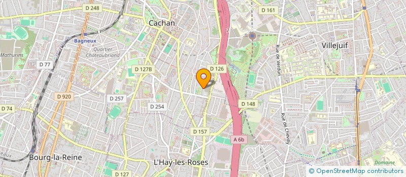 localisation de l'entreprise CONNECT à CACHAN