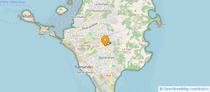 localisation de l'entreprise CONNECT + à PAMANDZI