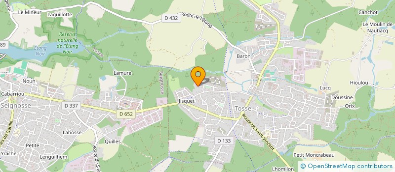 localisation de l'entreprise CONNECT CONFORT & SECURITE  TOSSE