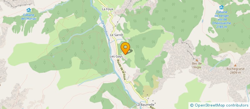 localisation de l'entreprise CONNECT EVANT'S  ALLOS