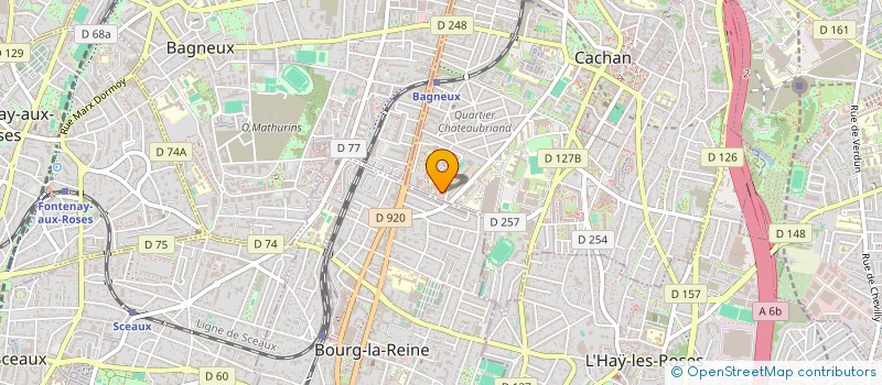 localisation de l'entreprise CONNECT FOOTBALL PARIS ASSOCIATION à CACHAN