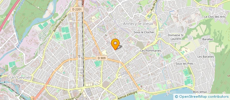 localisation de l'entreprise CONNECT'IN DANCE à ANNECY