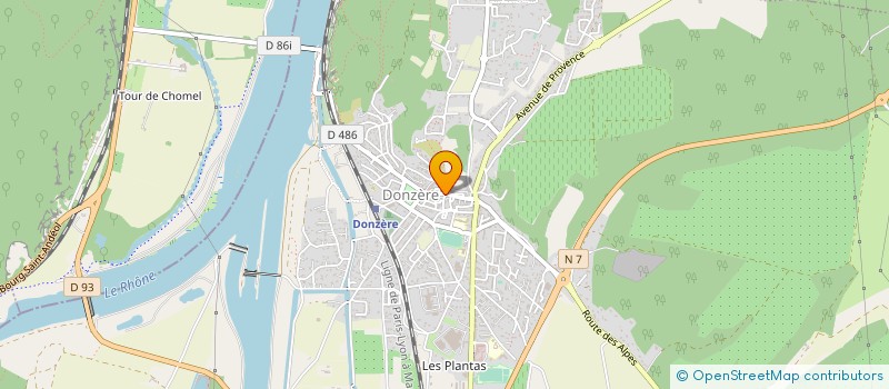 localisation de l'entreprise CONNECT'IT  DONZERE
