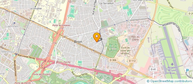 localisation de l'entreprise CONNECT TRANS à BRON