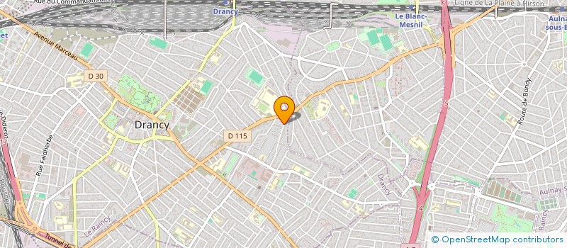 localisation de l'entreprise CONNECT'UP  DRANCY