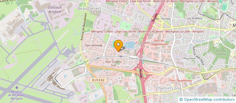 localisation de l'entreprise CONNECT YNOV CAMPUS à MERIGNAC