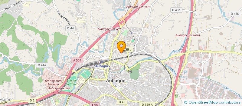 localisation de l'entreprise CONNECT YOU à AUBAGNE