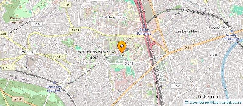 localisation de l'entreprise CONNECTCAR GLOBAL à FONTENAY-SOUS-BOIS