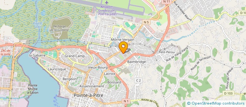 localisation de l'entreprise CONNECTED BEAUTY BOX à LES ABYMES