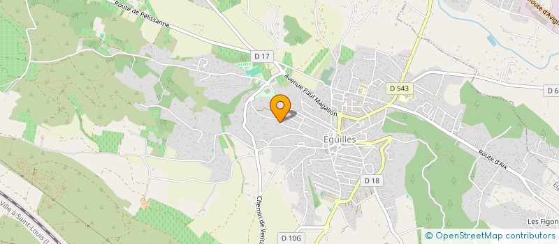 localisation de l'entreprise CONNECTED GARDEN  EGUILLES