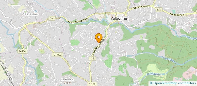localisation de l'entreprise CONNECTED MARTIME à VALBONNE