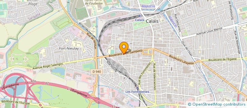 localisation de l'entreprise CONNECTED UNIVERSE à CALAIS