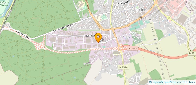 localisation de l'entreprise CONNECTEURS ELECTRIQUES DEUTSCH à EVREUX