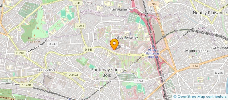localisation de l'entreprise CONNECTHOME à FONTENAY-SOUS-BOIS