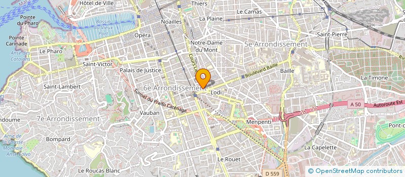 localisation de l'entreprise CONNECTIC SERVICE à MARSEILLE