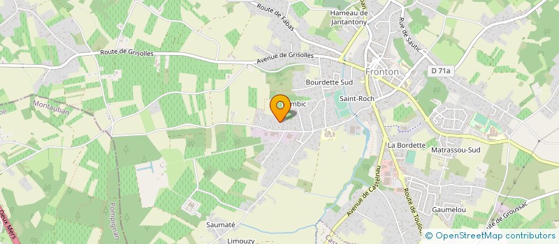 localisation de l'entreprise CONNECTICABLE à FRONTON