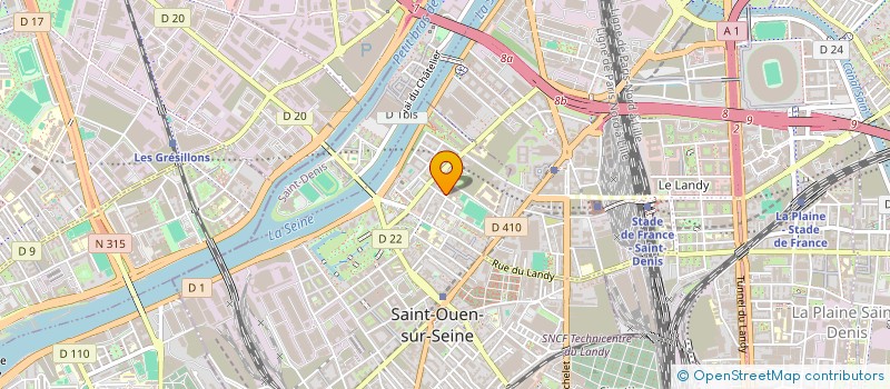 localisation de l'entreprise CONNECTICUT FIBER à SAINT-OUEN-SUR-SEINE