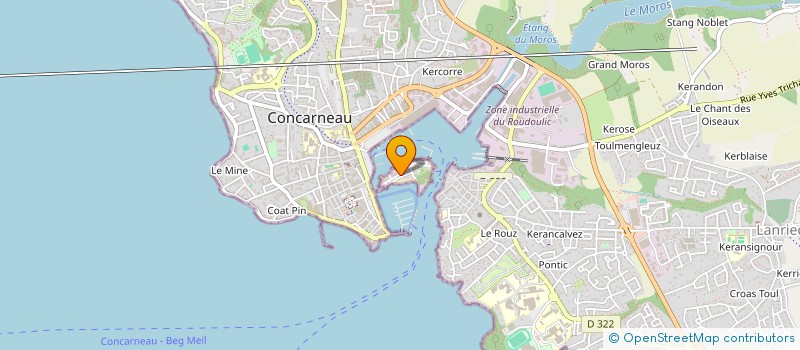 localisation de l'entreprise CONNECTION  CONCARNEAU
