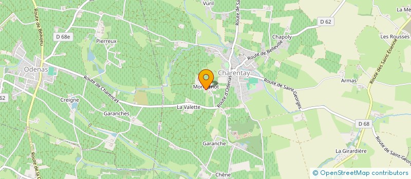 localisation de l'entreprise CONNECTION & CIE  CHARENTAY