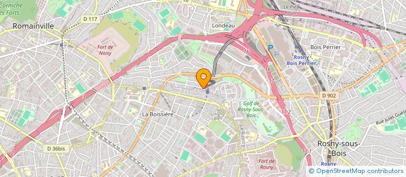 localisation de l'entreprise CONNECTION MULTISERVICE CMS à NOISY-LE-SEC