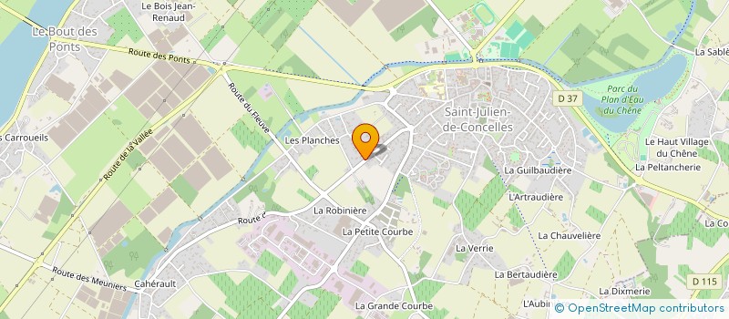 localisation de l'entreprise CONNECTIONS  SAINT-JULIEN-DE-CONCELLES