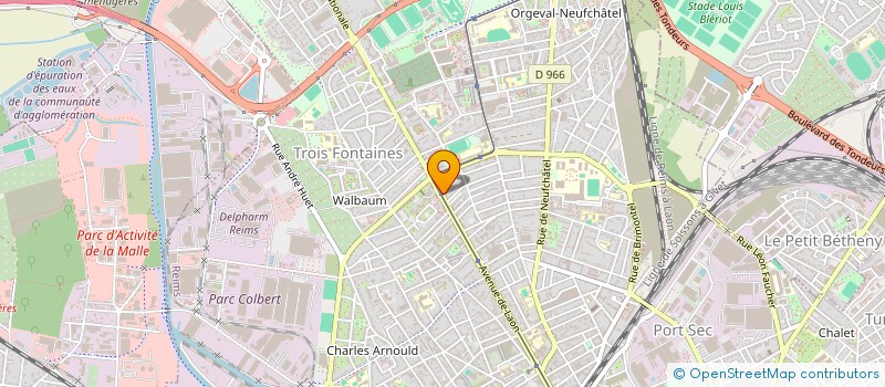 localisation de l'entreprise CONNECTO à REIMS