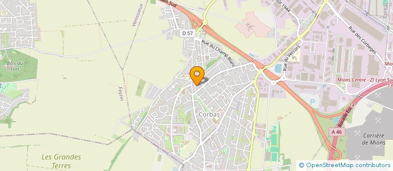 localisation de l'entreprise CONNECTYS à CORBAS