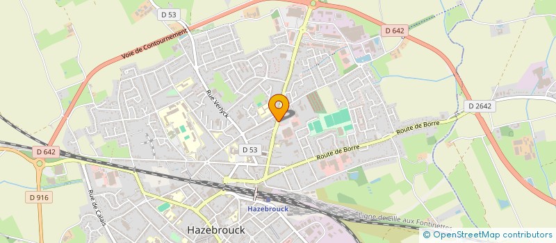 localisation de l'entreprise CONNEMARA à HAZEBROUCK